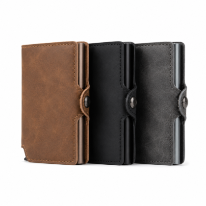 Billetera gris RFID - colores